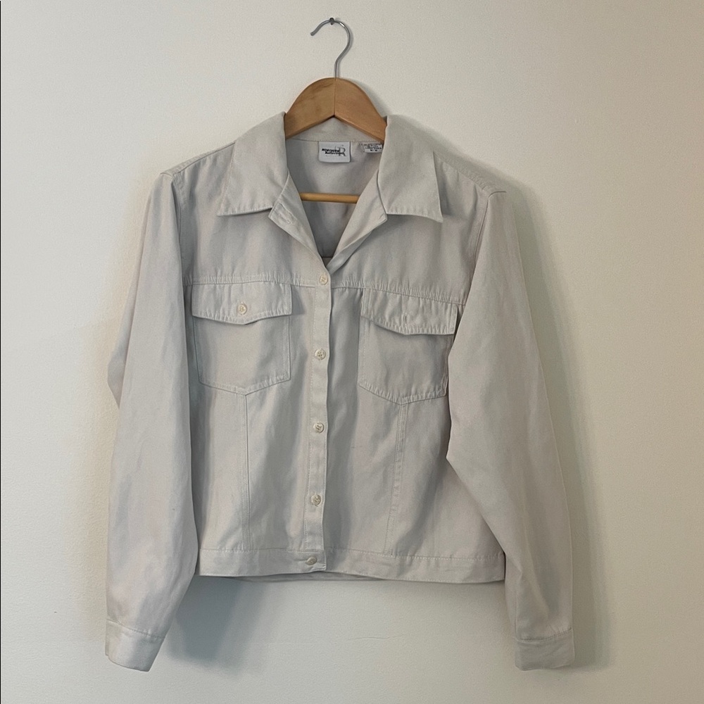 Light microsuede shacket - Picture 1 of 3